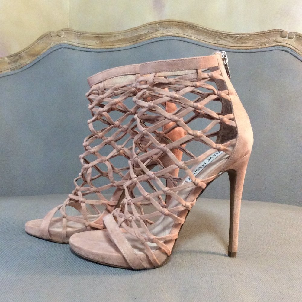 Steve Madden Pink Strappy Heels